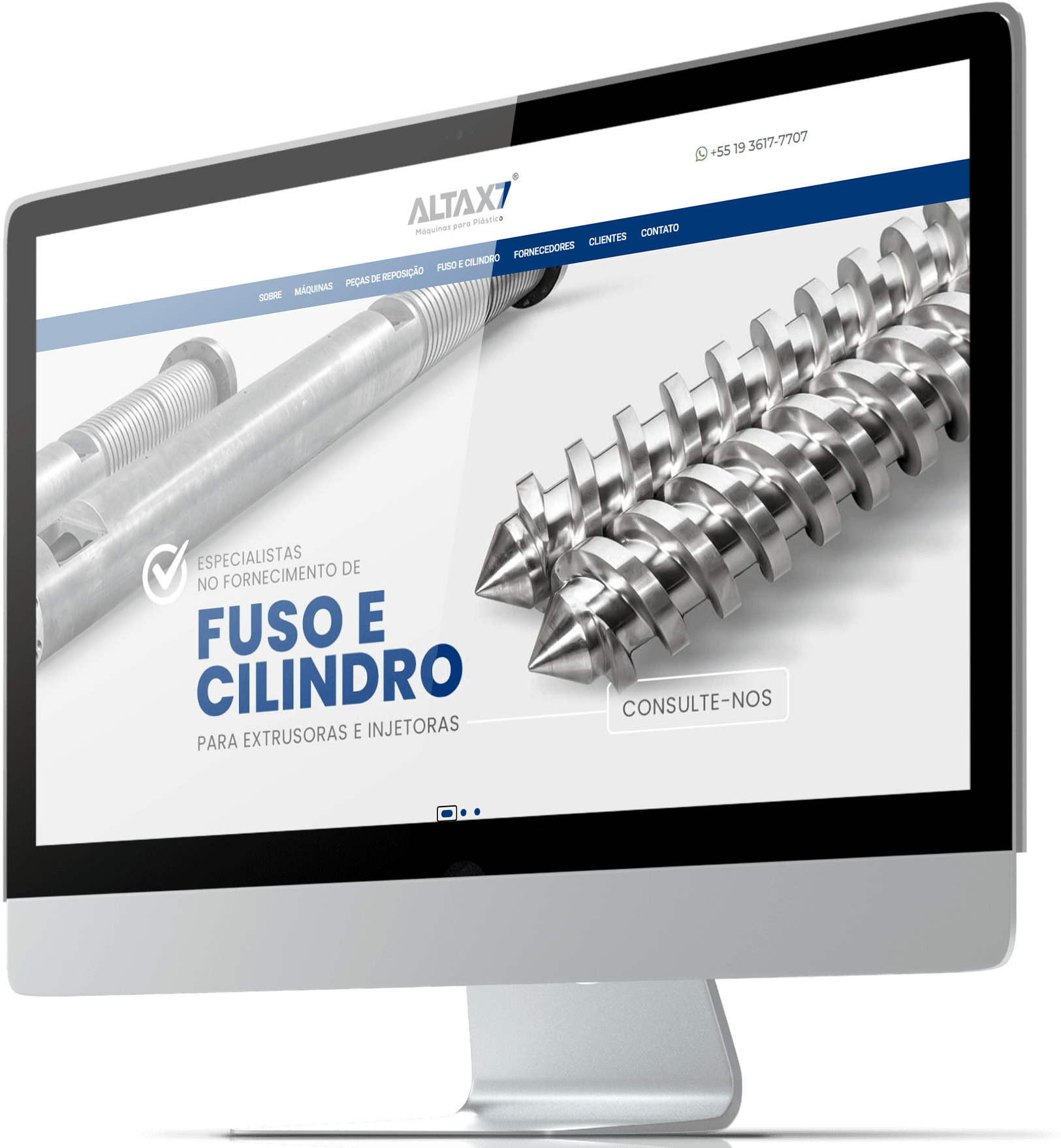 Site desenvolvido pela Pappo para a Altax7