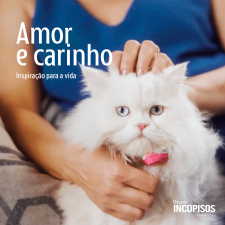 Post redes sociais Grupo Incopisos — Amor e carinho